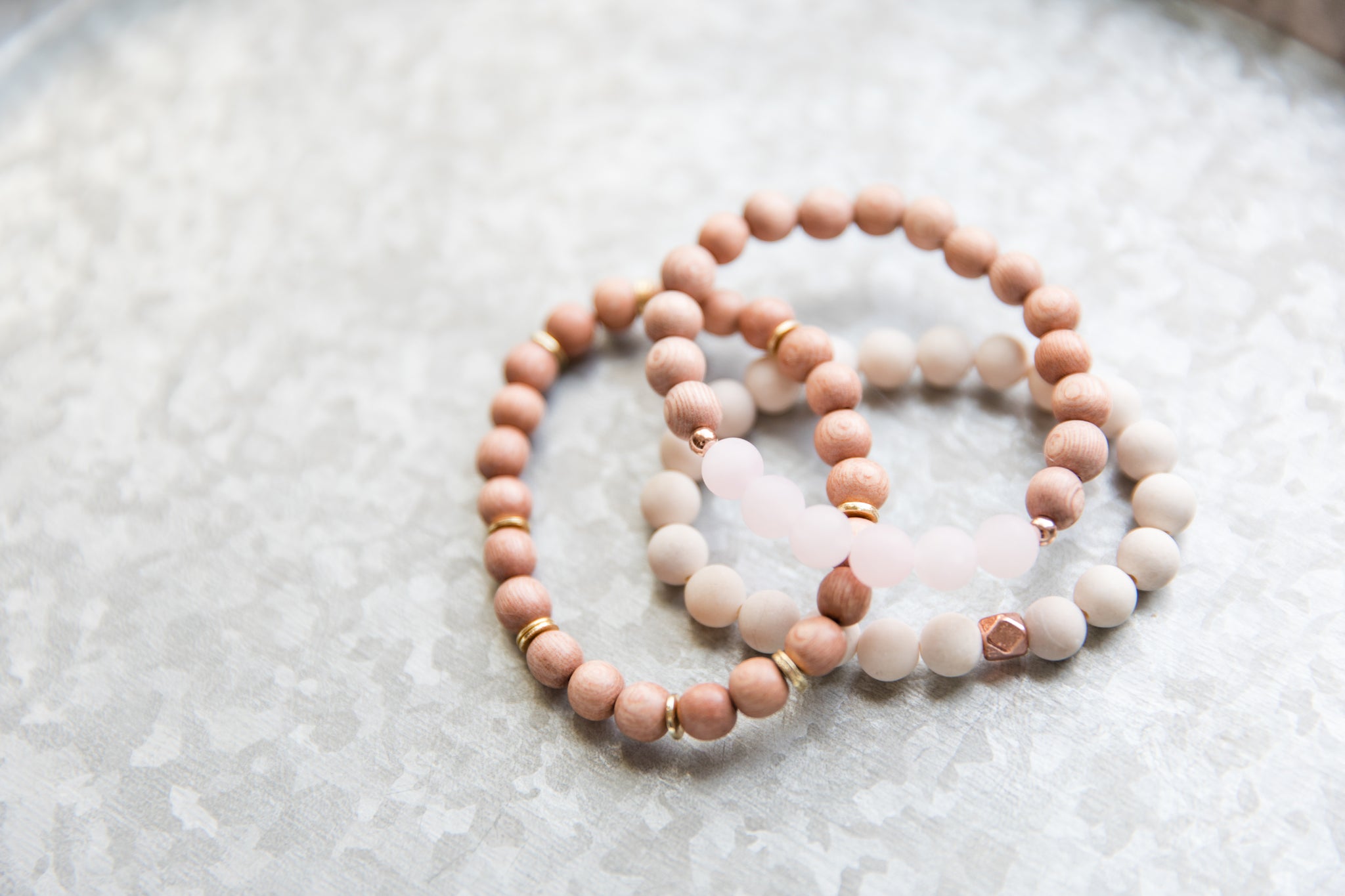 SALE - Blush Bracelet Stack