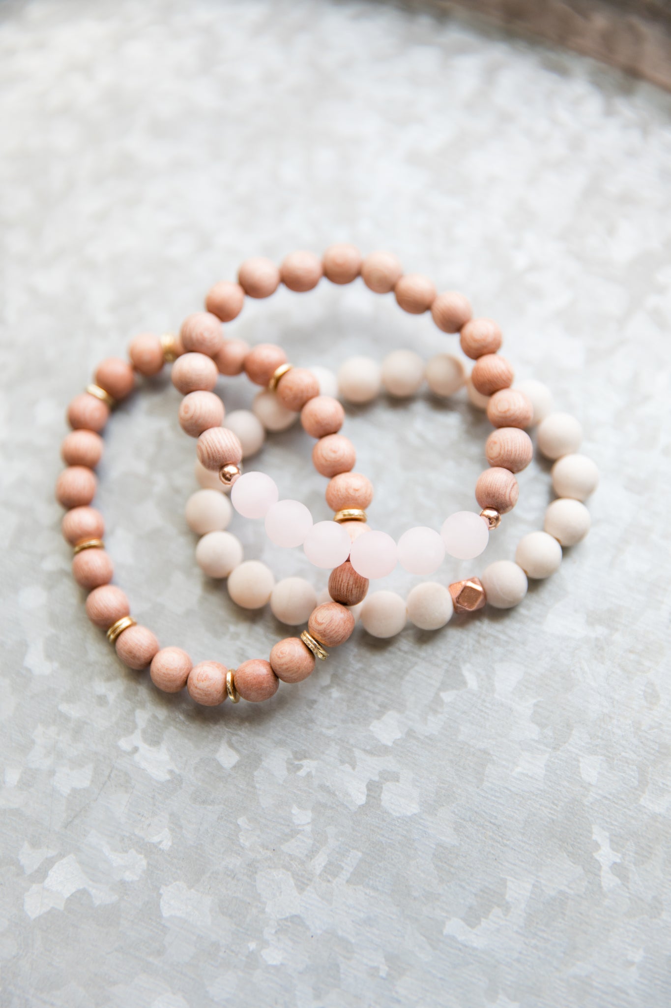 SALE - Blush Bracelet Stack